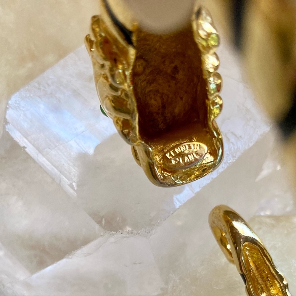 Kenneth Jay Lane Tiger Head Bracelet - Picture 7 of 7